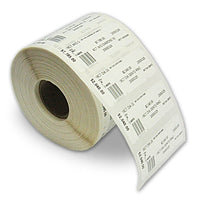 Jewellery Labels Multi-part - White
